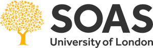 SOAS University of London logo featuring a yellow tree symbol.