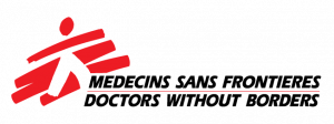 Médecins Sans Frontières / Doctors Without Borders logo with a stylised red running figure.